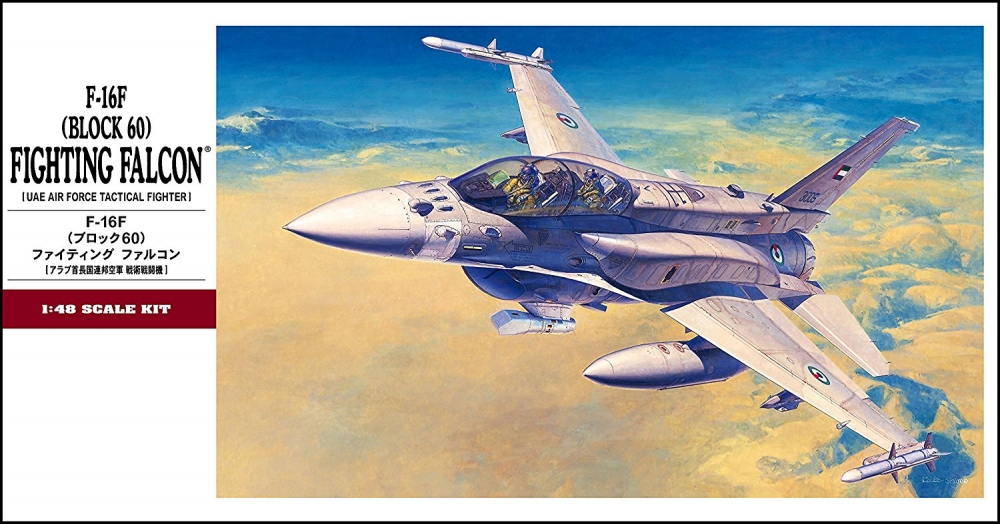 1:48 Сборная модель Американский истребитель Lockheed Martin F-16F (BLOCK 60) - 07244