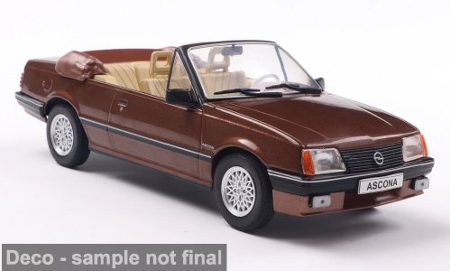 1:24 OPEL Ascona C Cabriolet (1985), dark brown - WB124255