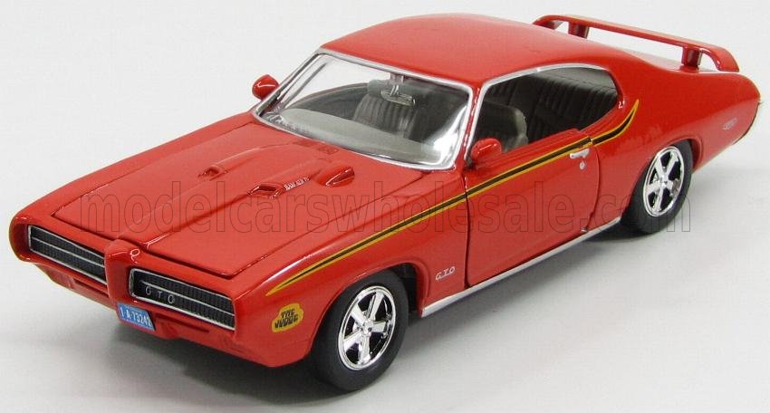 1:24 PONTIAC Judge Gto Coupe (1969), Orange - 73242OR