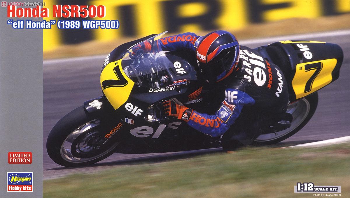 1:12 Сборная модель мотоцикл Honda NSR500 'Elf Honda' (1989 WGP500) (Limited Edition) - 21715