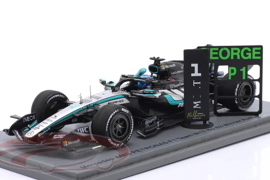 1:43 MERCEDES-BENZ AMG F1 W17 E Performance №63 Pole Position & Winner Australian GP (Melbourne) Formula 1 George Russell (2026) - S9380