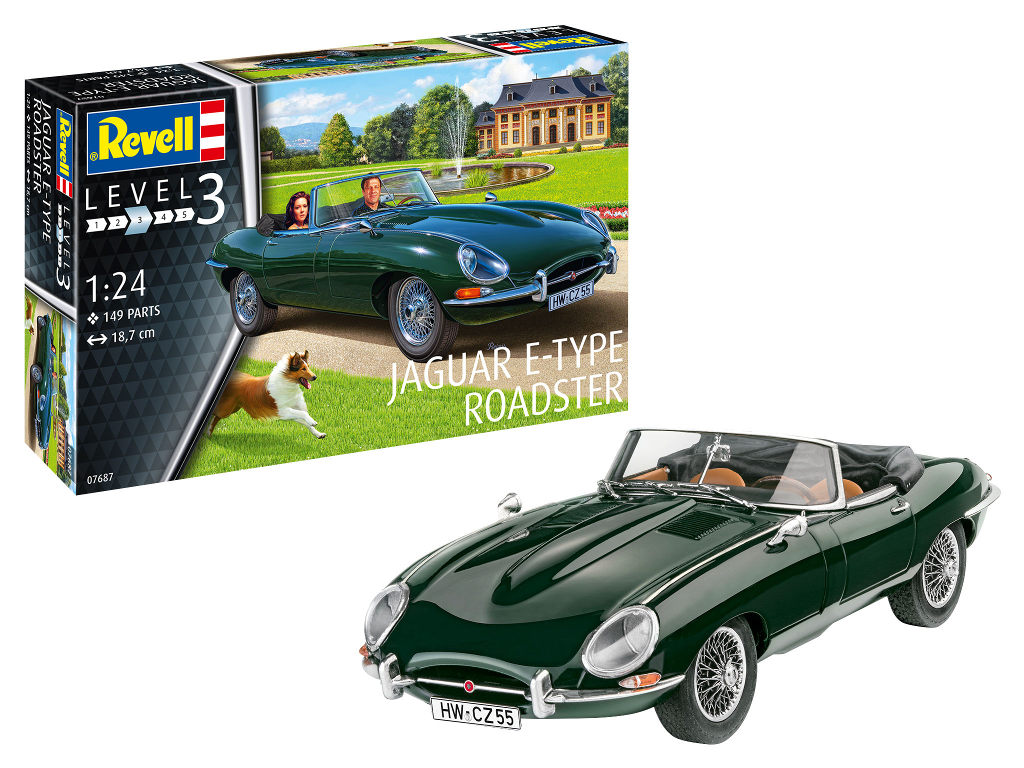 1:24 Сборная модель JAGUAR E-Type Roadster - 07687