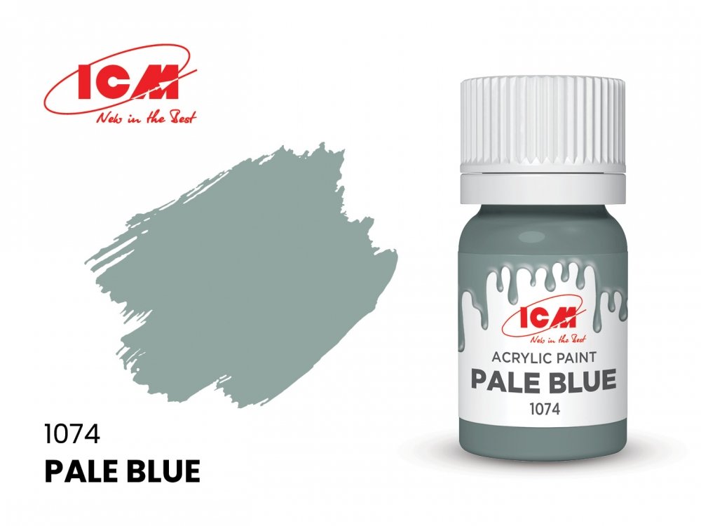Краска для творчества, 12 мл, цвет Бледно-голубой(Pale Blue) - C1074