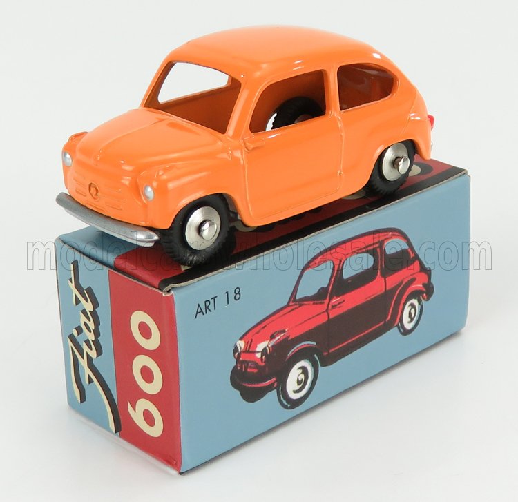 1:48 FIAT 600 Berlina (1955), Orange - MERATCOLL015