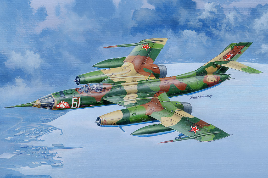 1:48 Сборная модель Российский истребитель ЯК-28ПП Brewer-E - 81768