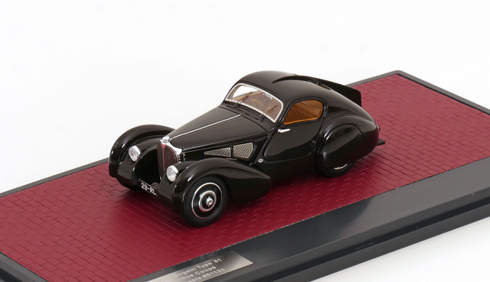 1:43 BUGATTI Type 51 Dubos Coupe Chassis  51133 (1931), dark red - MX40205-042