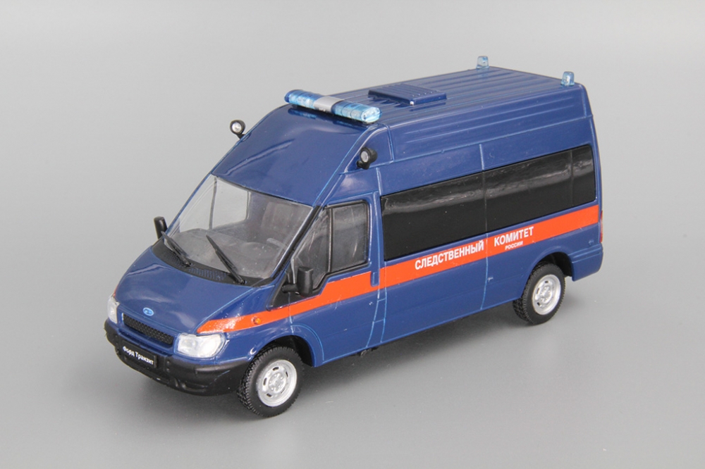 1:43 FORD Transit Прокуратура РФ, Автомобиль на службе 45, синий - ANS045