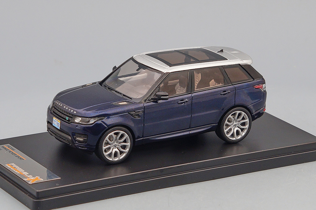 1:43 RANGE ROVER Sport (2014), blue / silver - PRD359