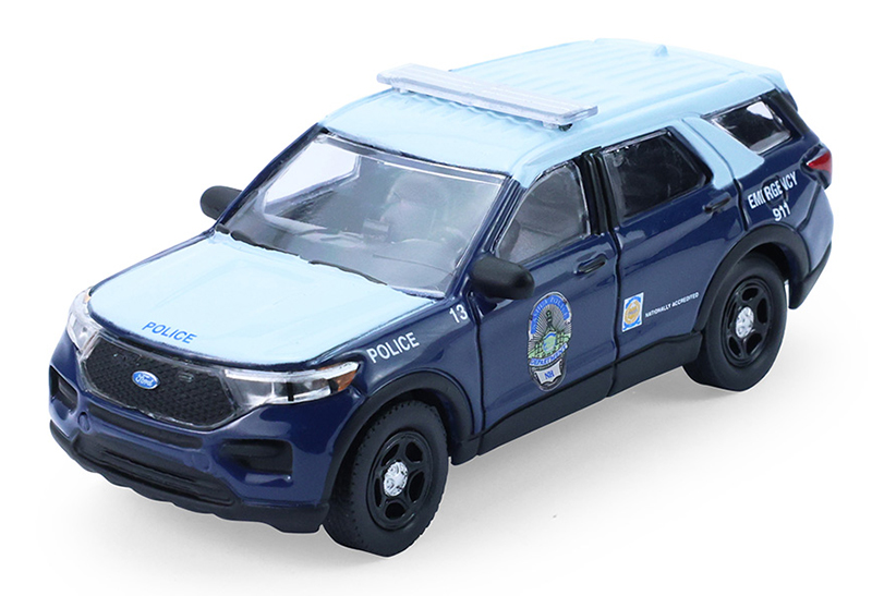 1:64 FORD Police Interceptor Utility Nashua Police Dept., Nashua, New Hampshire *Hot Pursuit Series 48* (2022), blue - 43060C