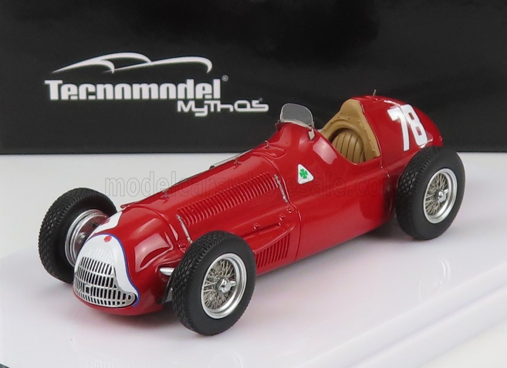1:43 ALFA ROMEO F1 Alfetta 159 №78 German Gp (1951) Paul Pietsch, Red - TM43-020D