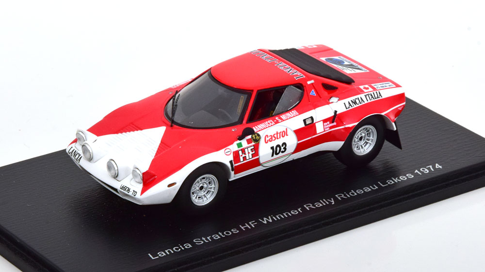 1:43 LANCIA Stratos HF Winner Rally Rideau Lakes, Munari/Mannucci (1974) - S9077