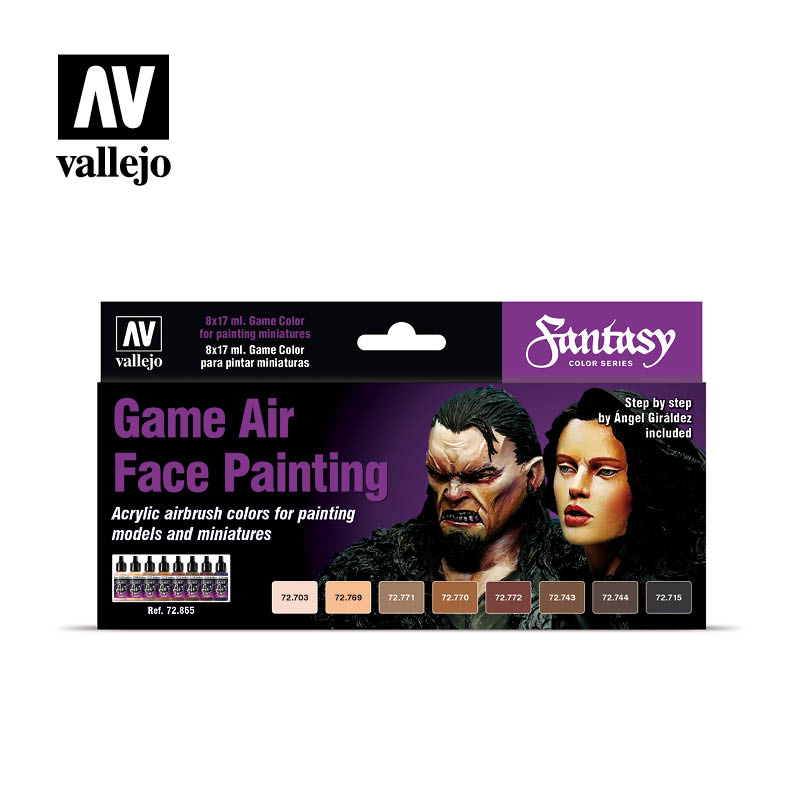 Набор Game Air FACE PAINTING 8 х 17 мл - 72865