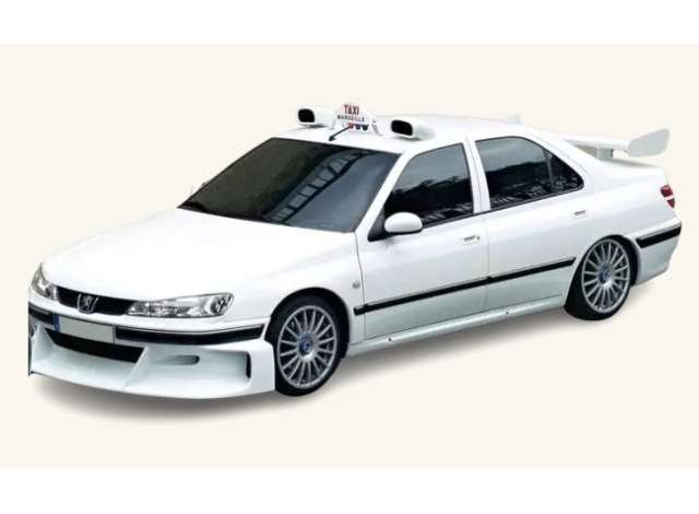 1:43 PEUGEOT 406 из к/ф Такси 2 (Taxi 2), white - 474622