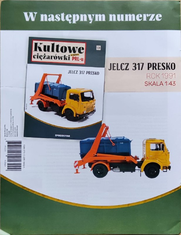 1:43 JELCZ 317 Presko, Kultowe Ciezarowki PRL-u - kulC128