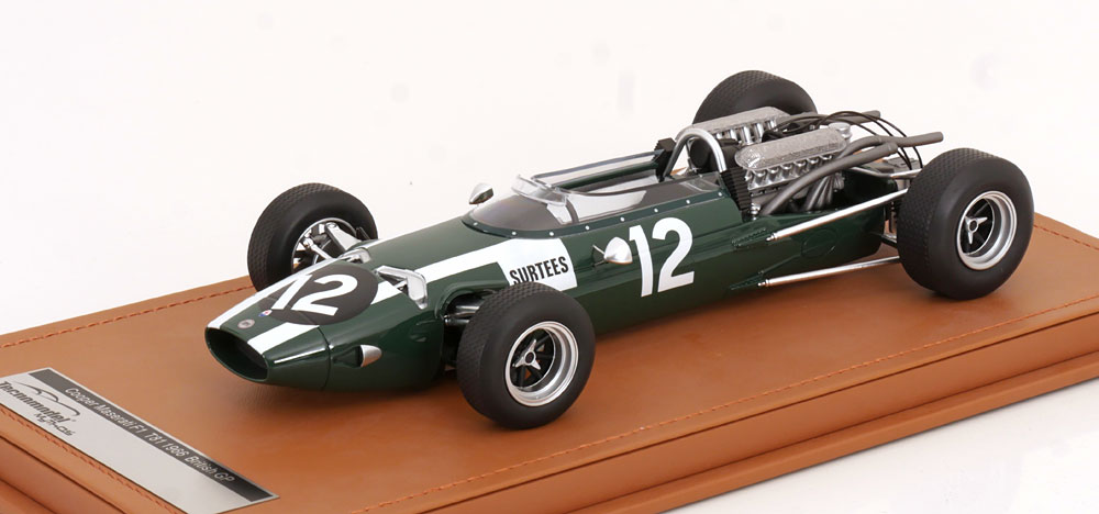 1:18 COOPER F1 T81 Maserati N 12 British Gp 1966 John Surtees, Green - TM18-295E