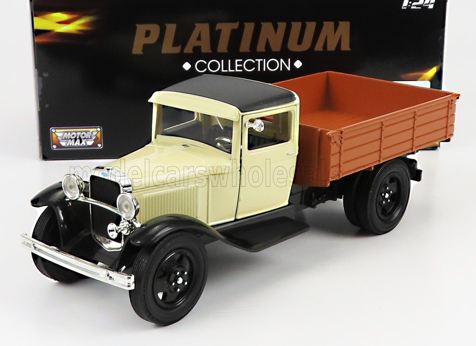 1:24 FORD Model AА Truck (1931), Cream Wood - 79377CR