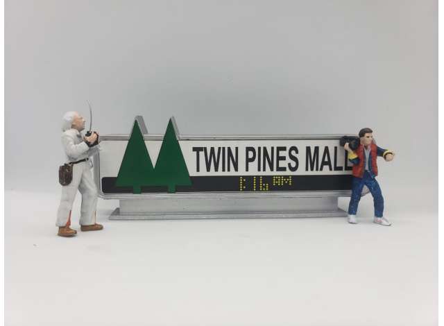 1:43 Назад в будущее: Вывеска торгового центра Twin Pines Mall / *Back to the Future* Twin Pines Mall Sign - CTLEBTF1