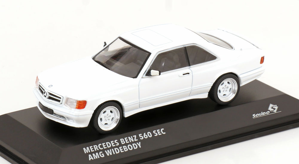 1:43 MERCEDES-BENZ 560 SEC C126 AMG Widebody, white - S4310904