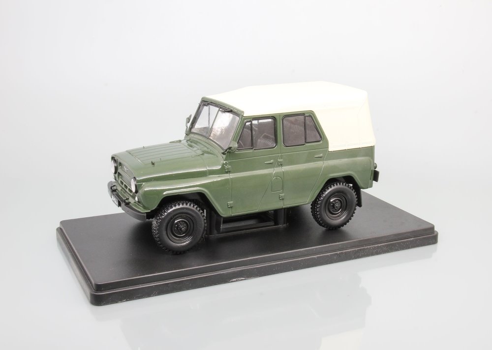 1:24 УАЗ-469Б, Легендарные Советские Автомобили 16, зеленый - LSA016