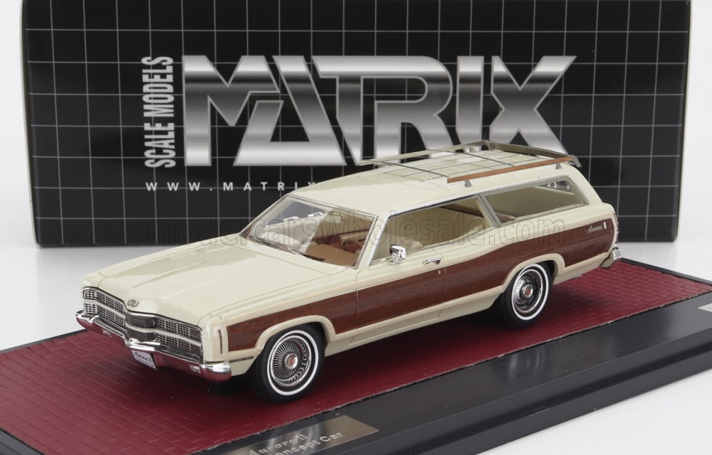 1:43 FORD Aurora Country Squire Sw Station Wagon (1969), White Wood - MX50603-061
