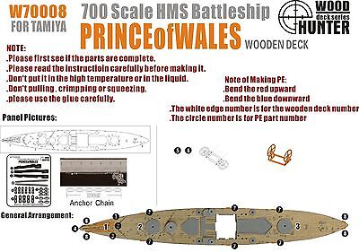 1:700 WWII Battleship HMS Prince of Wales - W70008