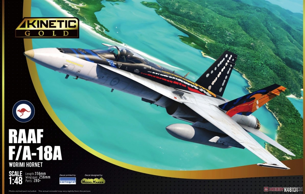 1:48 Сборная модель RAAF F/A-18A Worimi Hornet - K48131