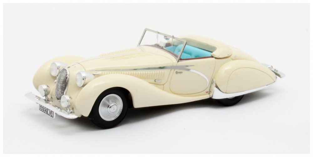 1:43 TALBOT-LAGO T150C Cabriolet Figoni & Falaschi #90111 (открытый) 1936 White - MX41904-031