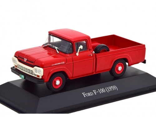 1:43 Ford F-100 1959, red - AAC042
