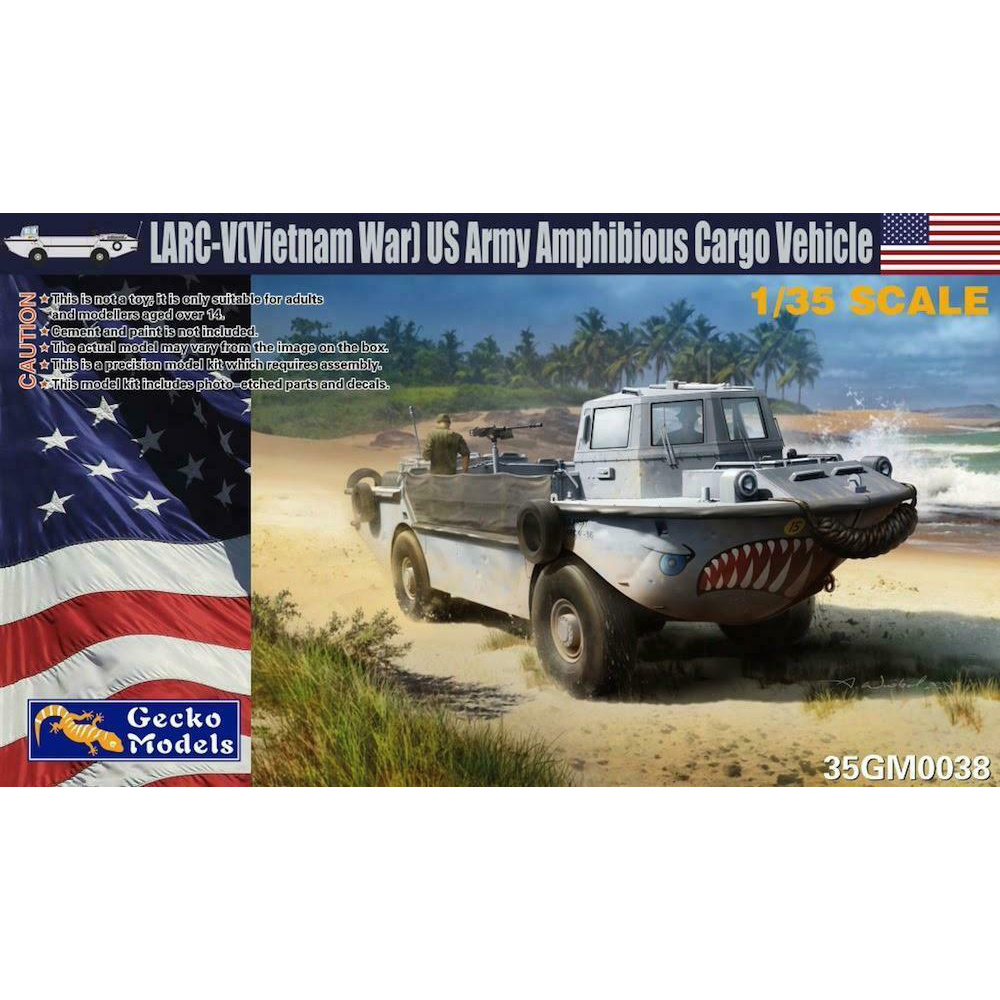 1:35 Сборная модель Амфибия Larc-V - 35GM0038
