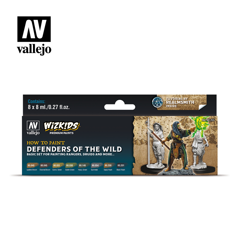 Набор акриловых красок Wizkids Защитники дикой природы / Defenders of the Wild - 80255