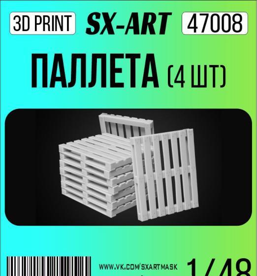 1:48 Паллета (4 шт) - 47008