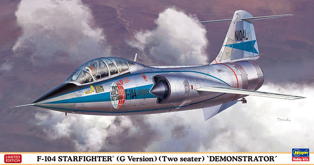 1:48 Сборная модель Самолет TF-104G DEMONSTRATOR - 07459