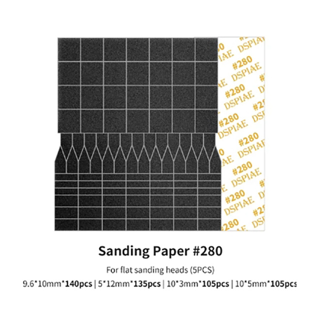 Набор наждачной бумаги #180 (5 шт.) для ES-A - SP-ES02