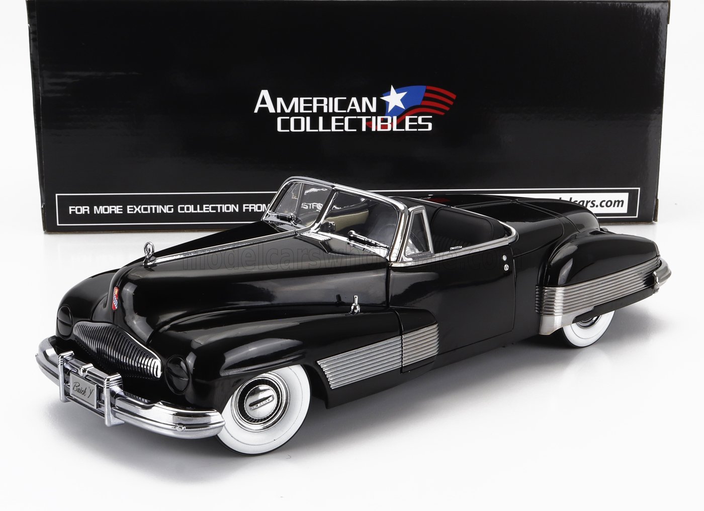 1:18 BUICK Y-job Cabriolet (1938), Black - 5731