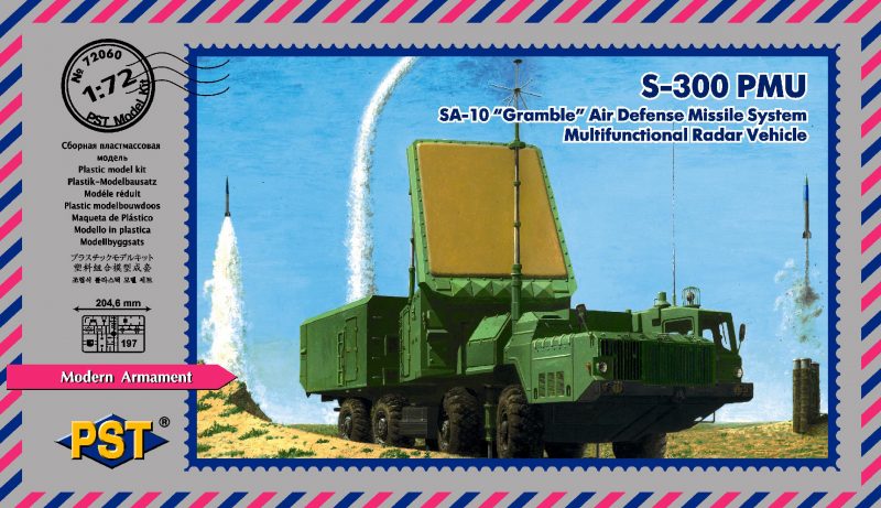 1:72 Сборная модель C-300 ПМУ Многофункциональный радиолокатор 30Н6Е1 - 72060