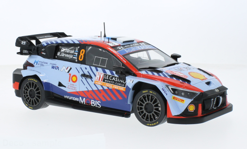 1:18 Hyundai i20 N Rally 1 №1 O.Tanak/M.Jarveoja WRC Rally Monte Carlo (2024) - 18RMC195