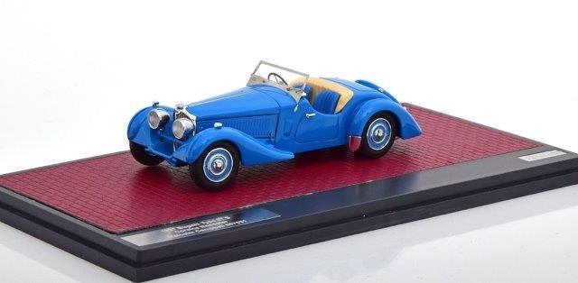 1:43 BUGATTI T57S Corsica Roadster Malcolm Campbell #57531 1937 Blue - MX40205-091