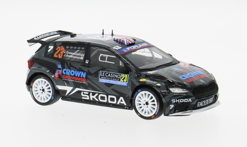 1:43 SKODA Fabia RS Rally2 №23 WRC Rally Monte Carlo G.Greensmith/J.Andersson (2025) - RAM979