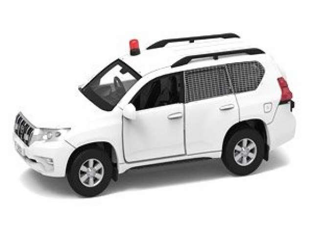 1:64 TOYOTA Prado HKFSD, white 2018 - ATC65182