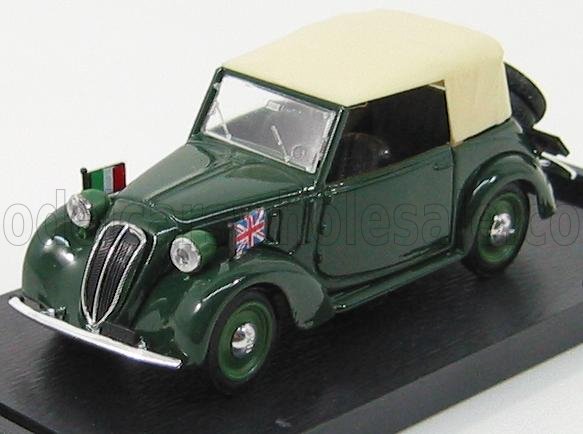1:43 FIAT 508c 1100 Cabriolet 1937 Cd, Military Green - R086