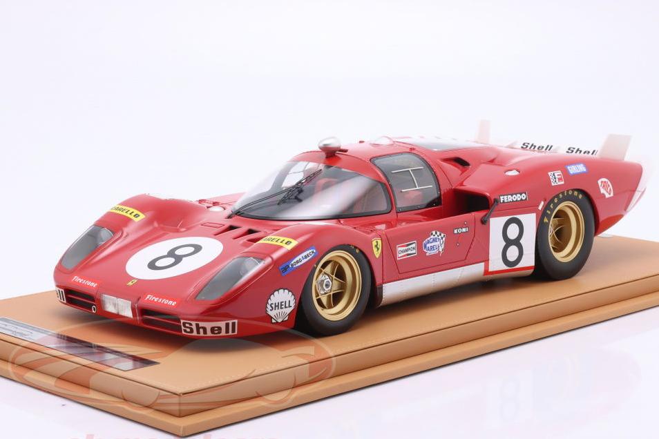 1:12 FERRARI 512S 5.0L V12 №8 Arturo Merzario, Clay Regazzoni (1970) - TM12-02D