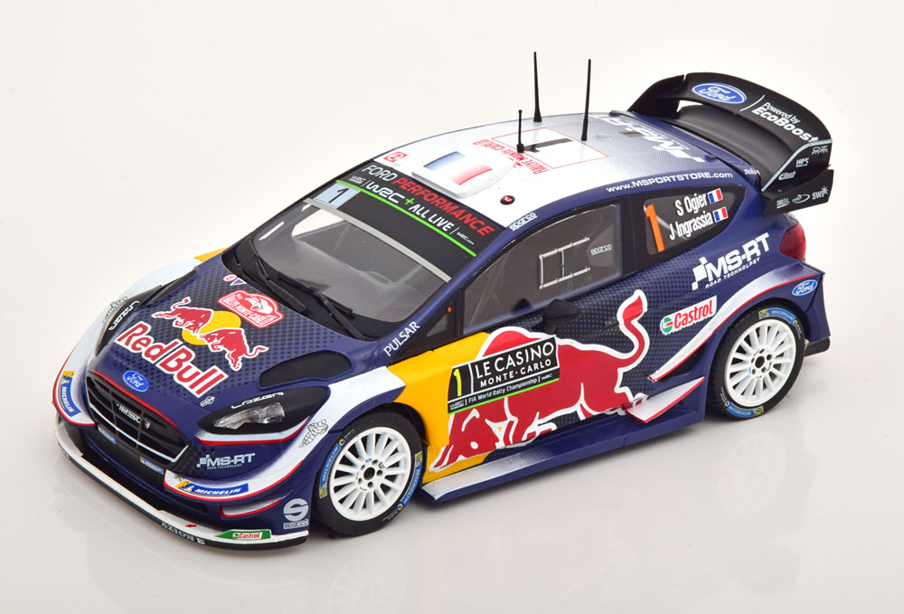 1:24 FORD Fiesta WRC Winner Rally Monte Carlo Ogier/Ingrassia (2018) - 24RAL014A