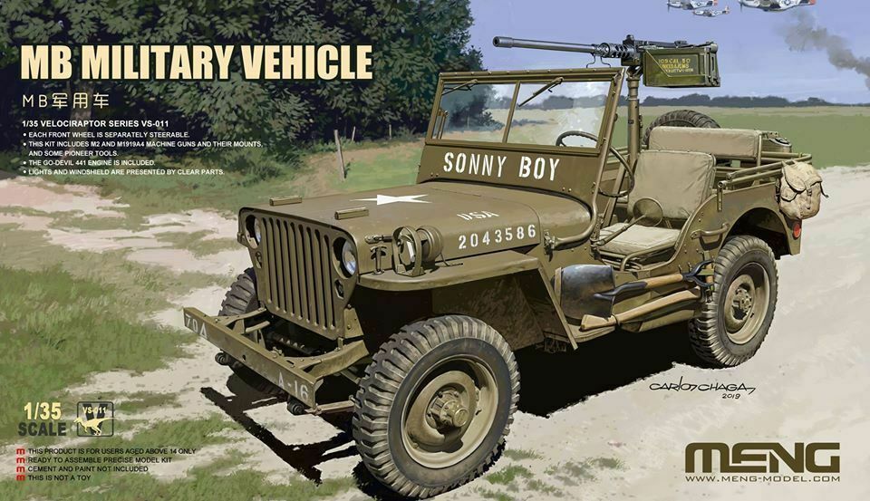 1:35 Сборная модель MB military vehicle - VS-011