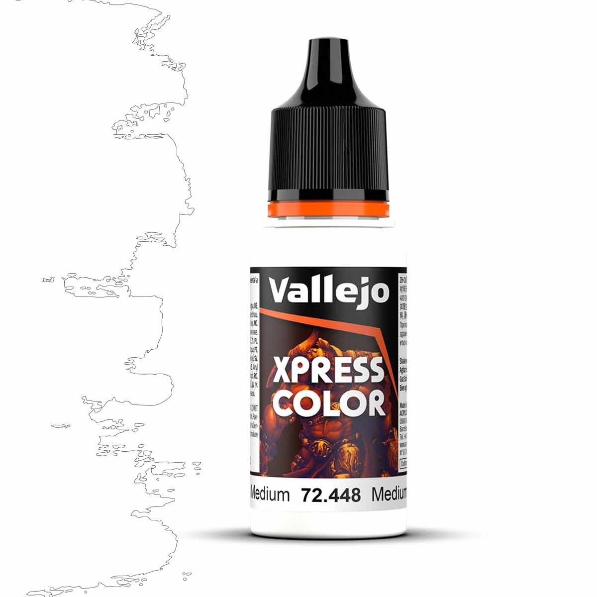 Краска акриловая Xpress Color Медиум / Xpress Medium, 18 мл - 72448