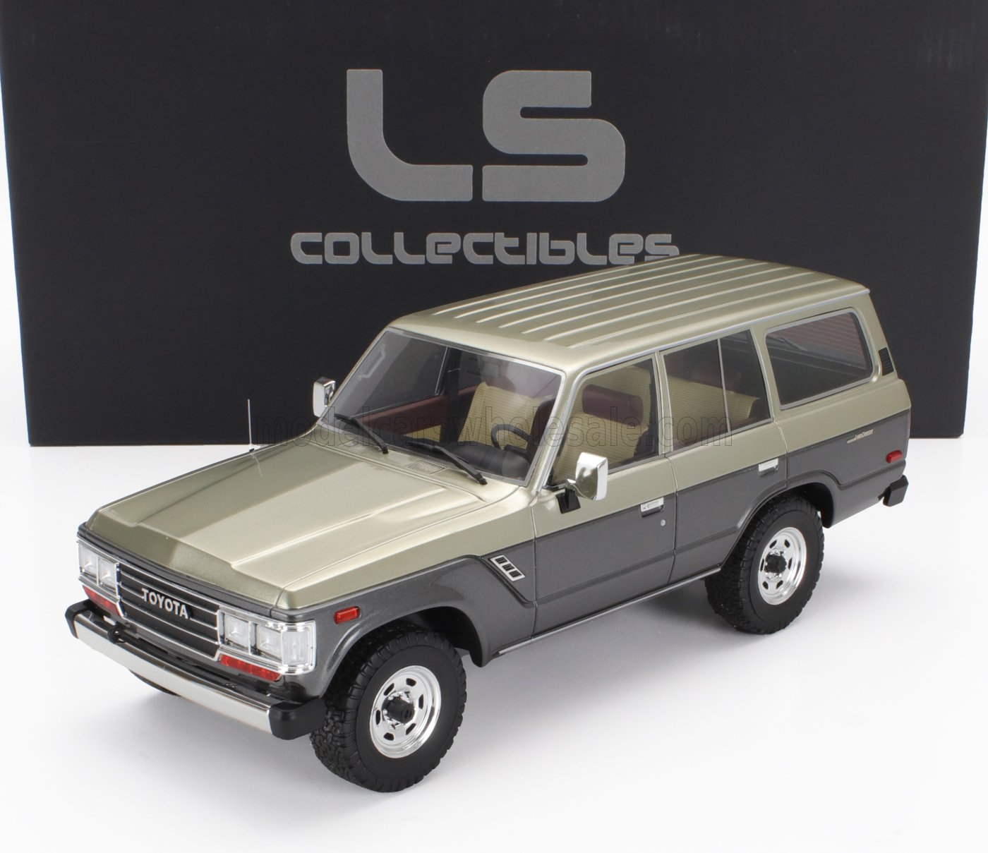 1:18 TOYOTA Land Cruiser Fj62 (1987), Bronze Met Grey - LS056C