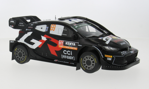 1:18 Toyota Yaris Rally 1, WRC, Safari Rallye Kenia, 2024, #69, 1:18 - IXO18RMC206.22