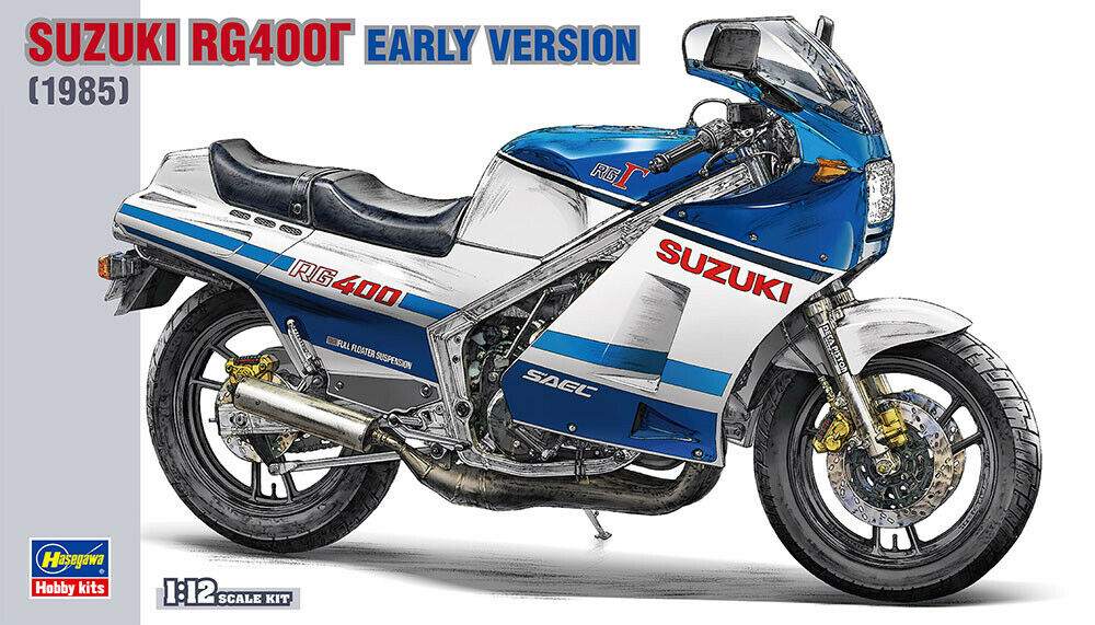 1:12 Сборная модель Мотоцикл SUZUKI RG400 EARLY VERSION - 21509