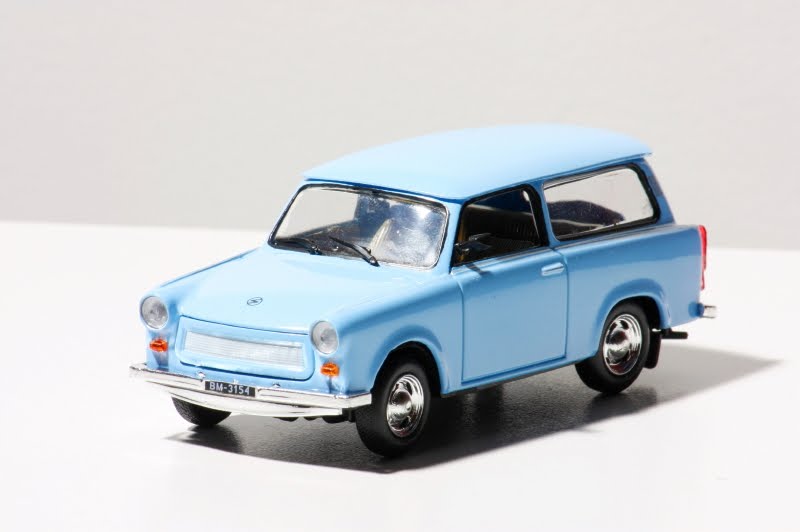 1:43 TRABANT 601 Universal, Kultowe Auta 69, голубой - kul069