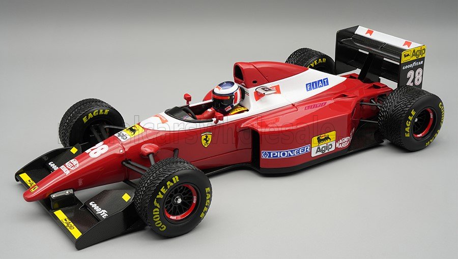 1:18 FERRARI F1 F93A Team Scuderia Ferrari №28 European Donington Park GP Rain Tires (with pilot figure) 1993 Gerhard Berger - TMD18-337B