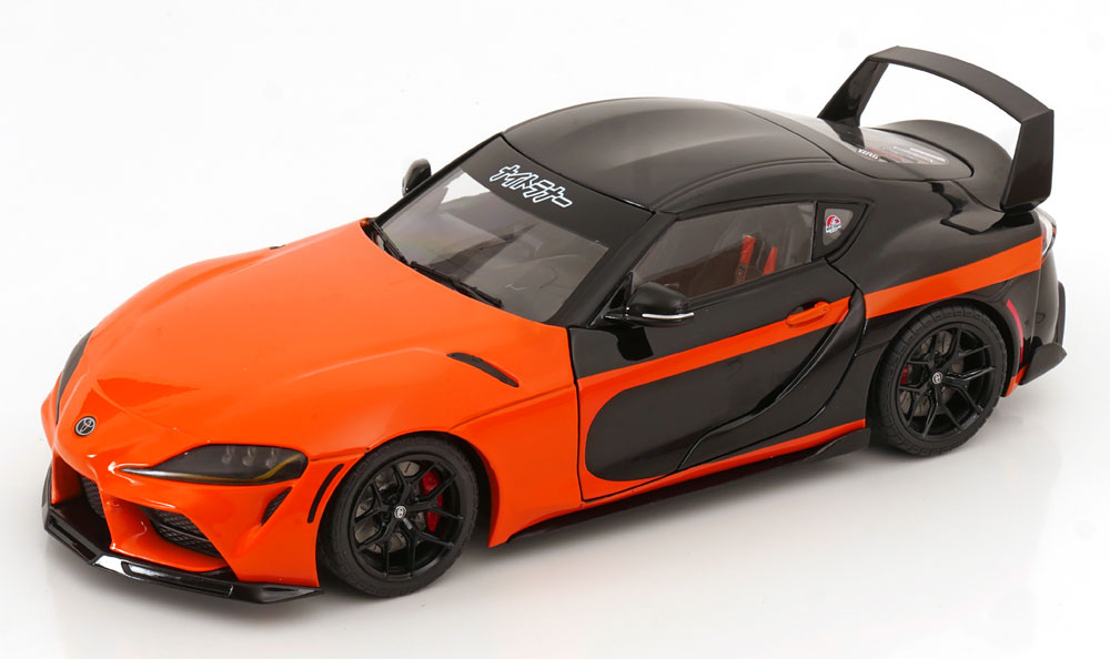 1:18 TOYOTA Supra Gr (2023), Orange Black - S1809005